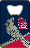 St Louis Cardinals Heavy Duty Metal Bottle Opener Credit Card Size 2 x 3.25 Inch