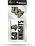 University of Central Florida Knights UCF 2-Piece Double Up Die Cut Sticker Decal Sheet, 4x8 Inch