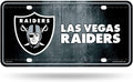 Las Vegas Raiders Metal Auto Tag License Plate, City Name Design, 6x12 Inch