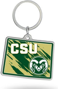 Colorado State University Rams Metal Keychain, State Shaped