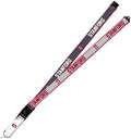 Stanford Cardinal Lanyard Keychain 2-sided Breakaway Clip GRAY University of
