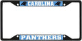 Fanmats NFL Carolina Panthers Black Metal License Plate Frame