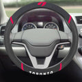 Toronto Raptors Steering Wheel Cover Premium Embroidered Black 15 Inch