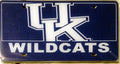 University of Kentucky Wildcats Laser Tag License Plate, Mirrored Acrylic, Mega Logo Design 6x12 Inch