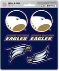 Georgia Southern University Eagles 6-Piece Decal Sticker Set, 5x6 Inch Sheet, Gift for football fans for any hard surfaces around home, automotive, personal items