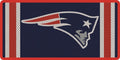 New England Patriots Premium Laser Cut Tag License Plate, Jersey Design, Mirrored Acrylic Inlaid, 12x6 Inch