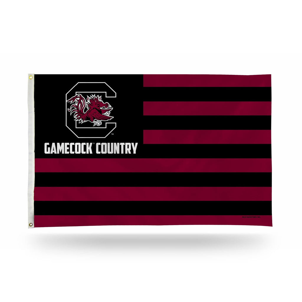 Rico Industries NCAA South Carolina Gamecocks Country 3' x 5' Banner Flag 3' x 5' Banner Flag Single Sided - Indoor or Outdoor - Home Décor