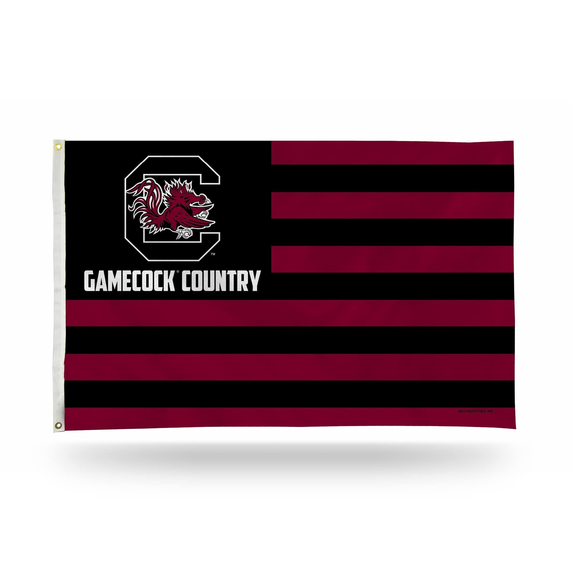 Rico Industries NCAA South Carolina Gamecocks Country 3' x 5' Banner Flag 3' x 5' Banner Flag Single Sided - Indoor or Outdoor - Home Décor