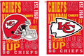 Kansas City Chiefs Premium Double Sided Banner Flag 28x44 Inch Fan Rules Design Indoor Outdoor