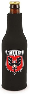 DC United Zipper Bottle Neoprene Beverage Insulator Holder Cooler MLS Soccer