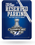 Tampa Bay Lightning 2021 Stanley Cup Champions 8.5-Inch by 11-Inch Metal Parking Sign Décor