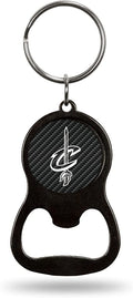 Cleveland Cavaliers Keychain Bottle Opener Carbon Fiber Design Metal Basketball