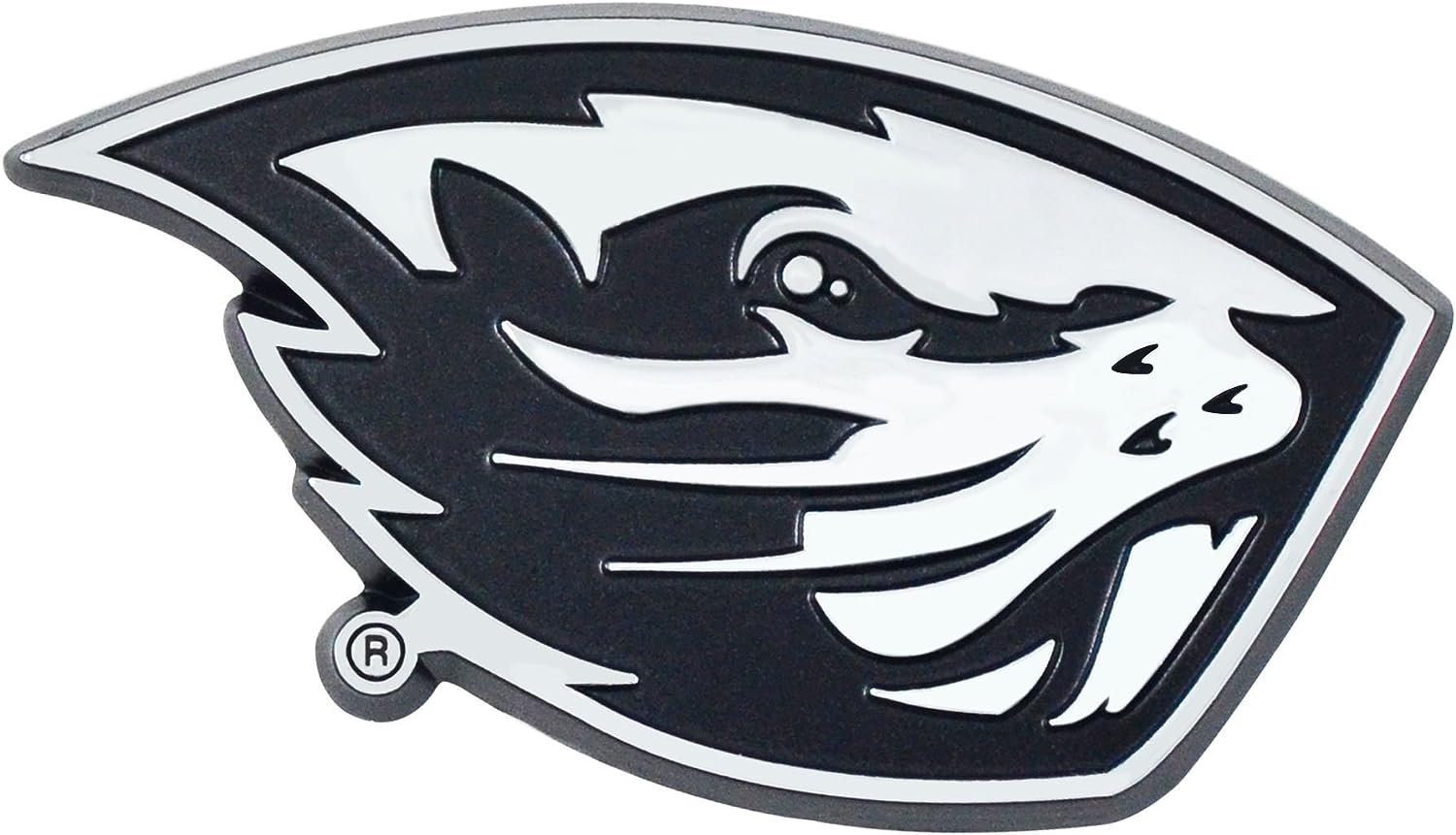 Oregon State University Beavers Solid Metal Raised Auto Emblem Decal Adhesive Backing