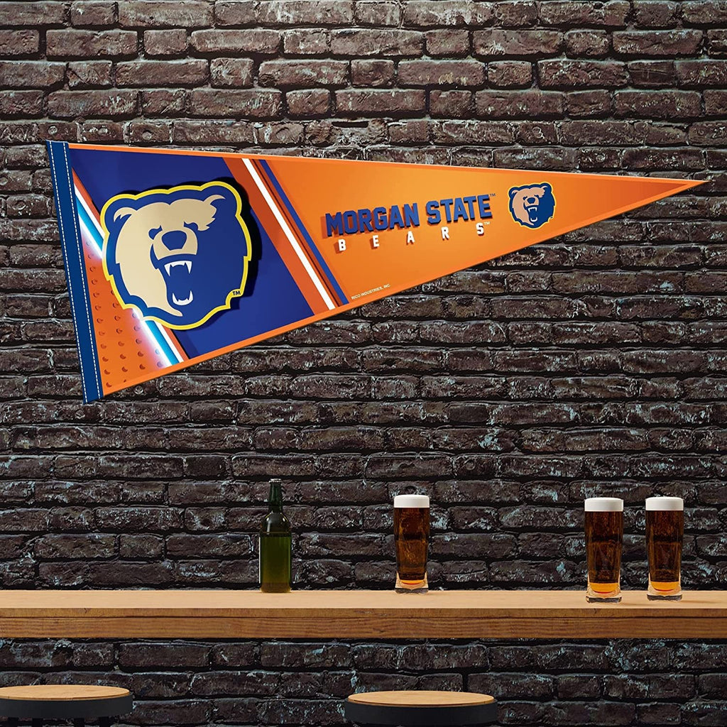 Morgan State University Bears Soft Felt Pennant, 12x30 Inch, Easy To Hang