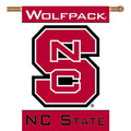 North Carolina State University Wolfpack Premium 2-Sided Banner Flag, 28x40 Inch, Sleeve at Top for Accepting Pole, Display Pole Sold Seperately