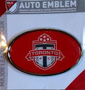 Toronto FC Raised Metal Domed Oval Color Chrome Auto Emblem Decal MLS Soccer Football Club