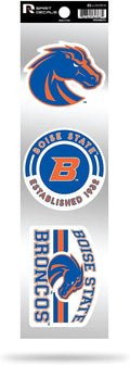 Boise State University Broncos Retro Decal Sheet 3-Piece