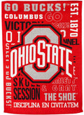 Ohio State University Buckeyes Premium Double Sided Banner Flag 28x44 Inch Fan Rules Design Indoor Outdoor
