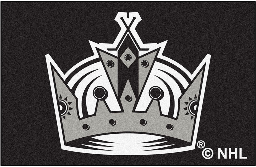 Los Angeles Kings Floor Mat Area Rug, 20x30 Inch, Nylon, Anti-Skid Backing