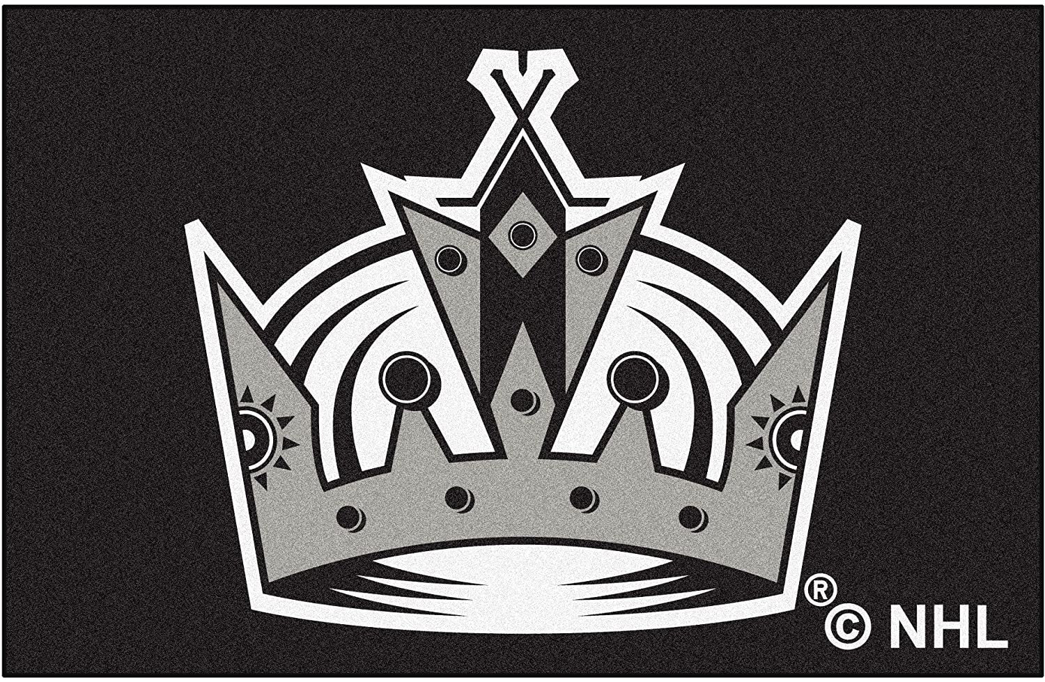 Los Angeles Kings Floor Mat Area Rug, 20x30 Inch, Nylon, Anti-Skid Backing