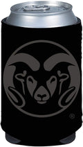 Colorado State Rams 2-Pack Tonal Black Design 12oz CAN Neoprene Beverage Insulator Holder Cooler University of