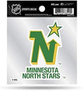 Dallas Stars 4x4 Inch Decal Sticker Retro Logo Clear Backing