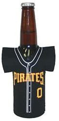 Pittsburgh Pirates 16oz Drink Bottle Cooler Insulated Neoprene Beverage Holder, Team Jersey Design