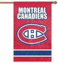 Montreal Canadiens Banner Flag Premium Double Sided Embroidered Applique 28x44 Inch