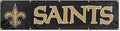 New Orleans Saints Huge 8x2 Feet Banner Flag Metal Grommets