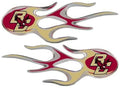 NCAA Boston College Eagles Micro Flame Graphics Decal (Pack of 2)