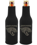 Jacksonville Jaguars 2-Pack Tonal Design Zip Bottle Beverage Insulator Football
