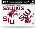Southern Illinois University Salukis Multi Magnet Sheet Shape Cut 8x11 Inch