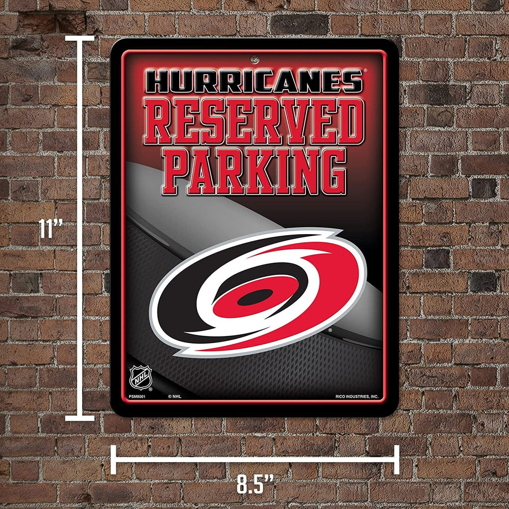 Carolina Hurricanes Metal Parking Novelty Wall Sign 8.5 x 11 Inch