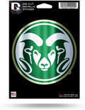 Colorado State University Rams 5 Inch Sticker Decal Metallic Shimmer Design Flat Vinyl