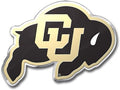 University of Colorado Buffaloes Embossed Color Auto Emblem Aluminum Metal Raised Decal Sticker Full Adhesive Backing