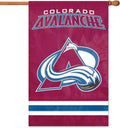 Colorado Avalanche Premium Double Sided Banner Flag Applique Embroidered 28x44 Inches