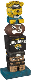 Jacksonville Jaguars 16 Inch Tiki Totem Pole Outdoor Resin Home Garden Statue Decoration