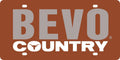 University of Texas Longhorns Premium Laser Cut Tag License Plate, Country Design, Mirrored Acrylic Inlaid, 12x6 Inch