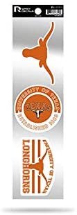 Texas Longhorns 3 Piece Retro Spirit Decals Premium Throwback Stickers