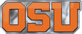 Oregon State University Beavers Premium Aluminum Metal Raised Auto Emblem, Alternate Logo, Color Embossed, Full Adhesive Backing