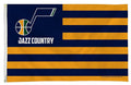 Utah Jazz Flag Banner 3x5 Country Design Premium with Metal Grommets Outdoor House Basketball