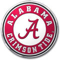 University of Alabama Crimson Tide Auto Emblem, Aluminum Metal, Embossed Team Color, Raised Decal Sticker, Full Adhesive Backing