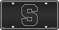 Syracuse University Orange Metal Auto Tag License Plate, Split Design, 6x12 Inch