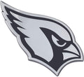 Arizona Cardinals Solid Metal Raised Auto Emblem Decal Adhesive Backing