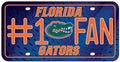 University of Florida Gators Metal Auto Tag License Plate, #1 Fan Design, 6x12 Inch