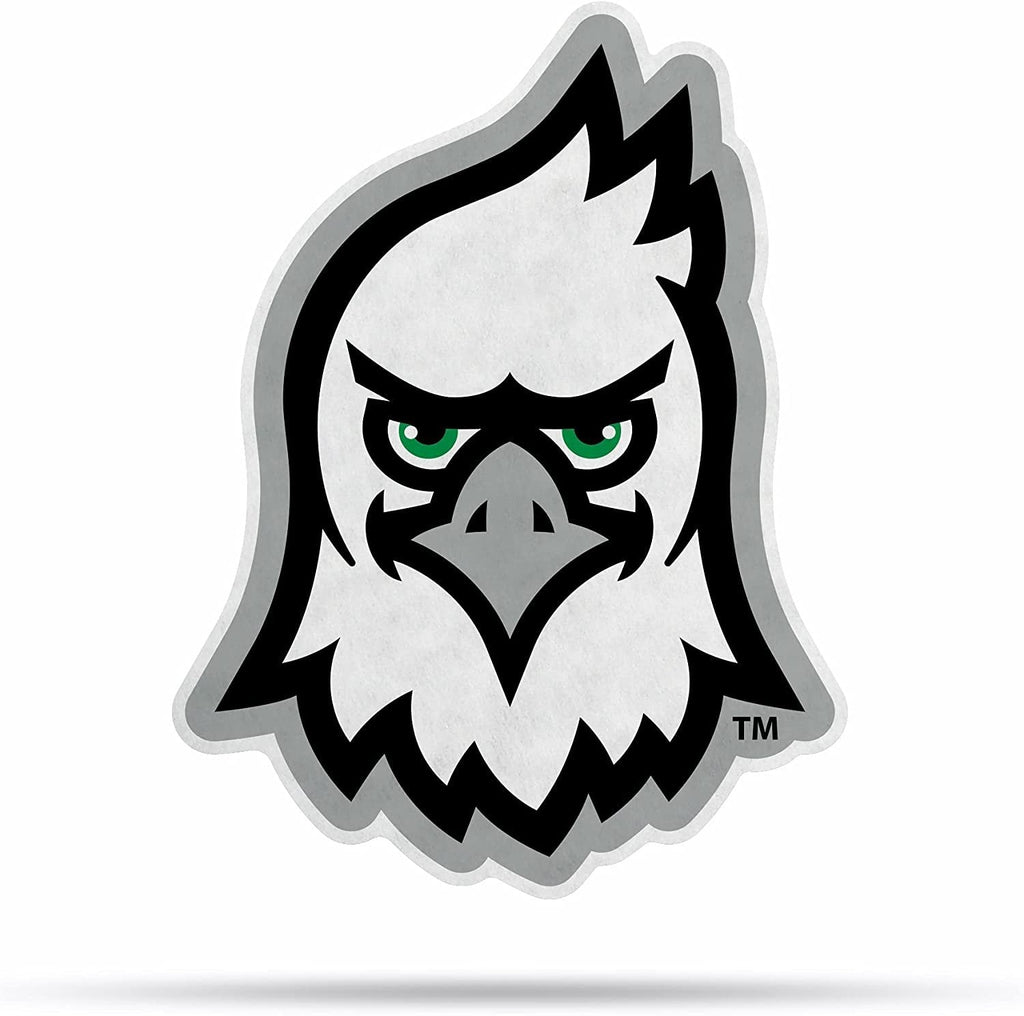 University of North Dakota Fighting Hawks Soft Felt Pennant, Mascot Design, Shape Cut, 18 Inch, Easy To Hang