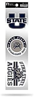 Utah State Aggies 3 Piece Retro Spirit Decals Premium Throwback Stickers