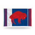 Buffalo Bills Premium 3x5 Feet Flag Banner, Retro Logo, Metal Grommets, Outdoor Indoor, Single Sided