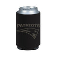 New England Patriots 2-Pack BLACK TONAL CAN Koozie Neoprene Holder Football