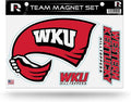 Western Kentucky University Hilltoppers Multi Magnet Sheet Shape Cut 8x11 Inch